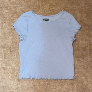 lavender cropped tee shirt